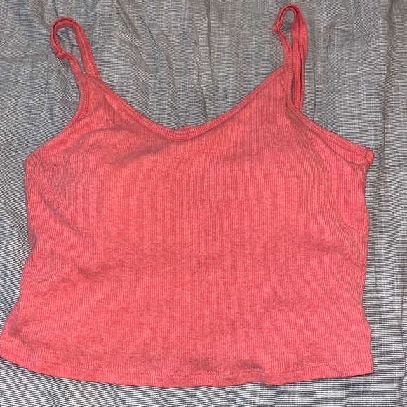 PINK Victoria's Secret Tops - PINK Victoria’s Secret Cropped Ribbed Tank